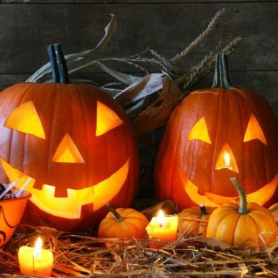 Halloween holiday of ghosts