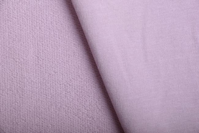French Terry sweatpants in pale old pink color 186375