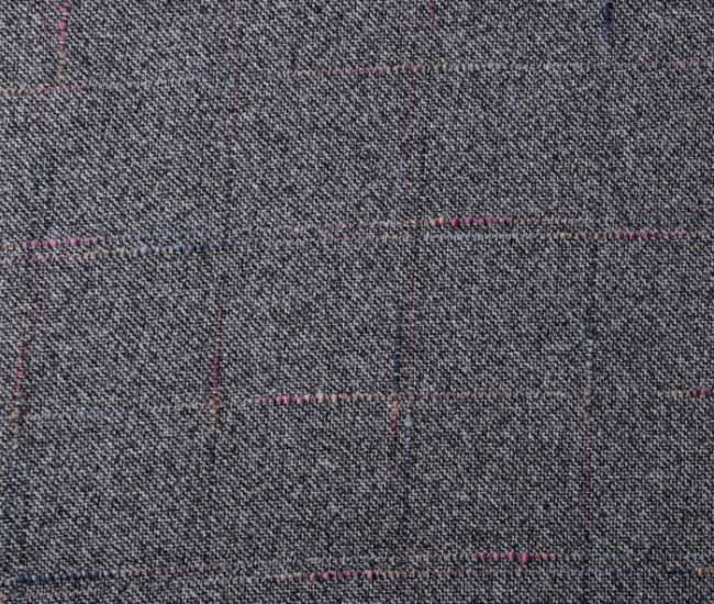 Costume fabric with woven check pattern 11ZA027