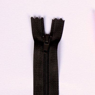 Spiral zipper in black color 18cm I-3C0-18-332