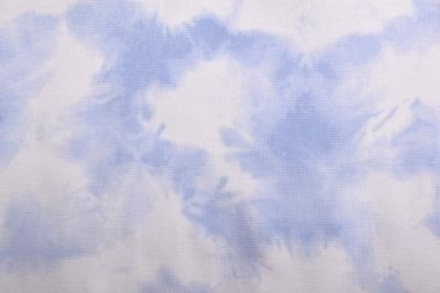1 m of cotton knit with blue batik KUP01
