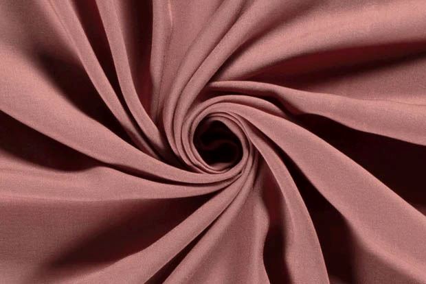 Viscose fabric in dark pink color 14299/012