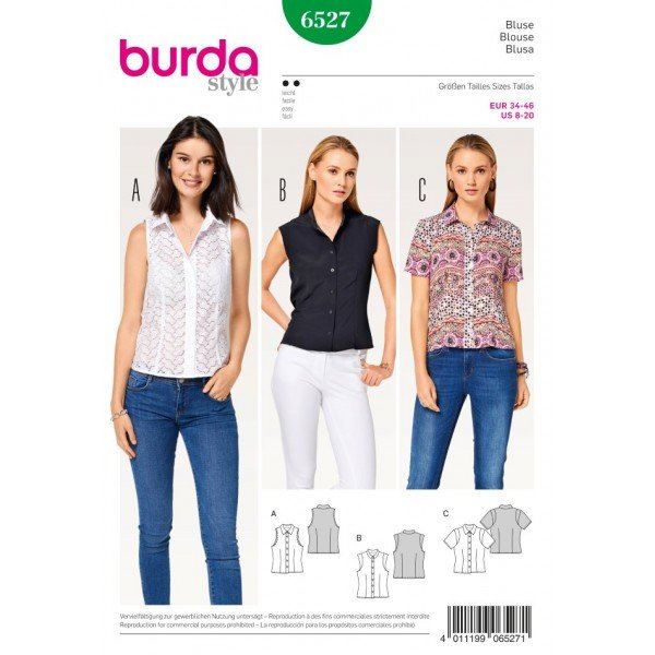 Women's blouse cut 6527