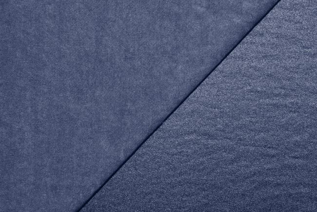 Brushed silks in dark blue color S1893R-1194