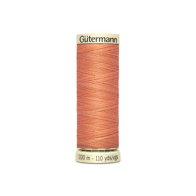 Universal sewing thread Gütermann in light apricot color 587