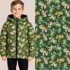 Softshell in green color with digital dragon print 20410/025
