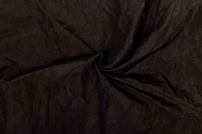 Crested taffeta in dark brown color 05516/058