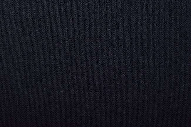 Summer knitted fabric in dark blue color PAR150