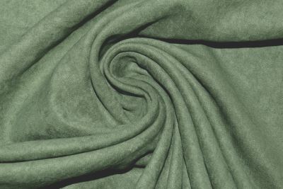 Brushed silk in dark green color S1893R-1004 (2)
