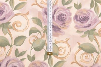 American cotton patchwork with painted flower print 199PYOPM/106 (2)