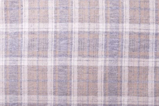 Patterned knit Punto di Prada in gray with a check pattern TI2007