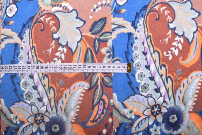 Knitted fabric with decorative ornament print MI57159/906 (6)