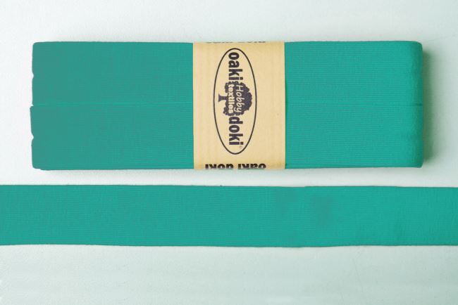 Viscose edging strip in turquoise color - 3 m 3DOKI473