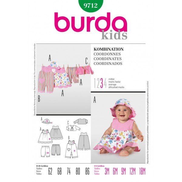 Cut for baby clothes 9712