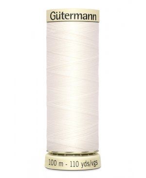 Universal sewing thread Gütermann in white methane color 111