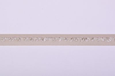 Elastic band in beige color 1.7 cm 41659