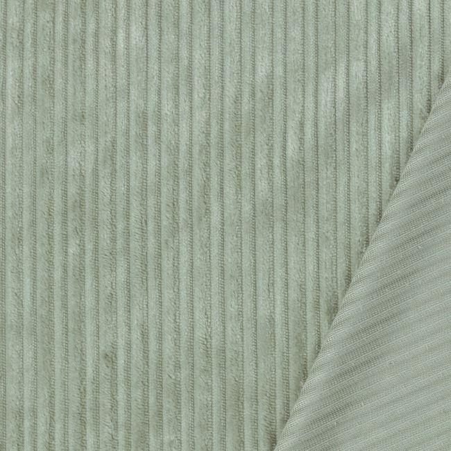 Nicky velor in gray with ribbing 210300.5037