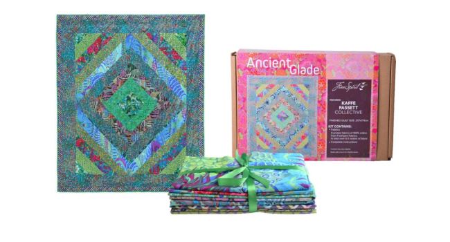 Ancient Glade patchwork cotton set from the Free Spirit collection QK02