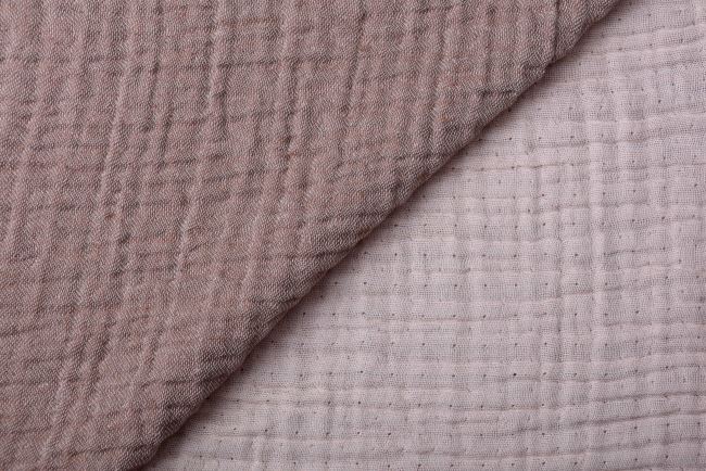 Four-layer muslin in brown color 21210/053
