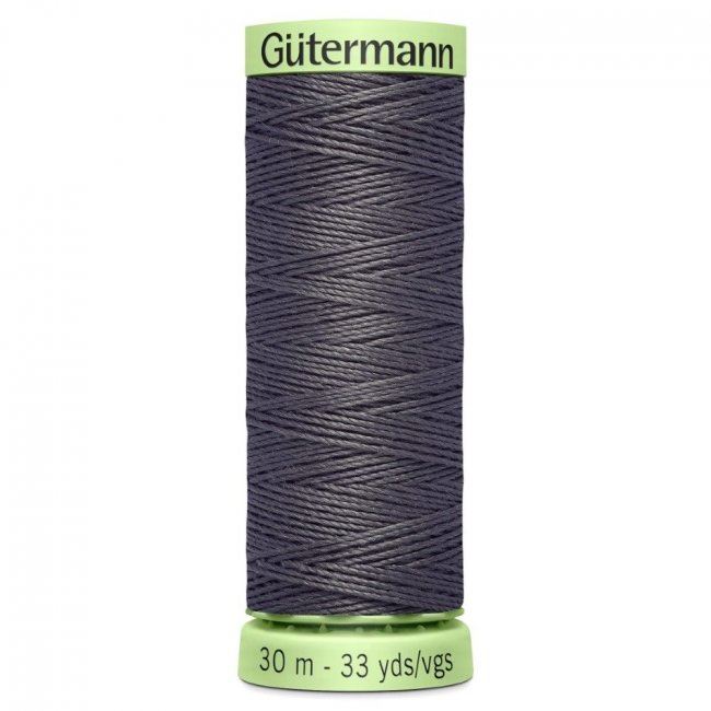 Gütermann extra strong sewing thread in dark gray color J-702