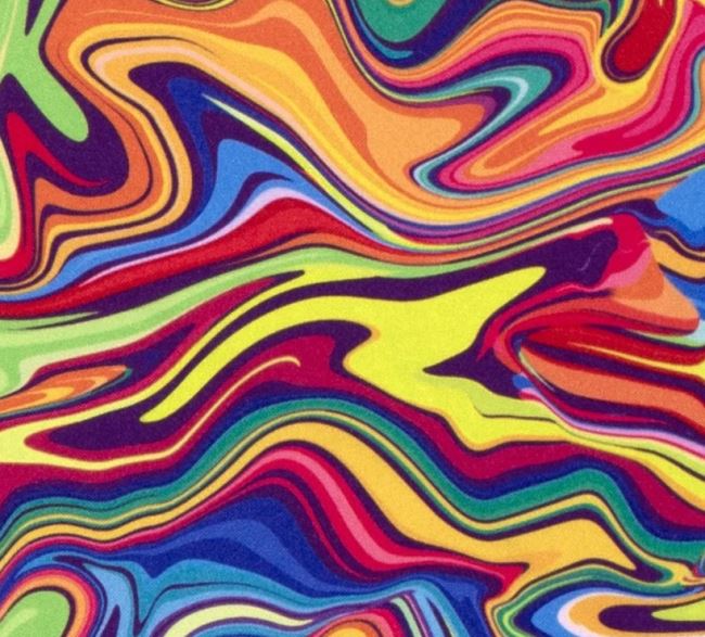 Rongo with abstract digital print 20838/004