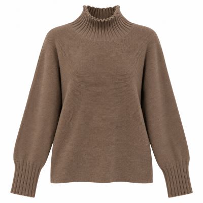 Turtleneck sweater in brown color ITA-SV11 (3)