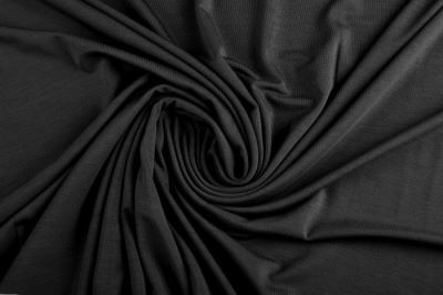Bamboo knitwear in black, quality II BAM01