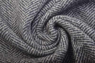 Coat knit in gray with zigzag pattern DS-NS062 (1)