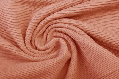 Ribbed knit Ottoman in salmon color PAR-RDI23051/136 (3)