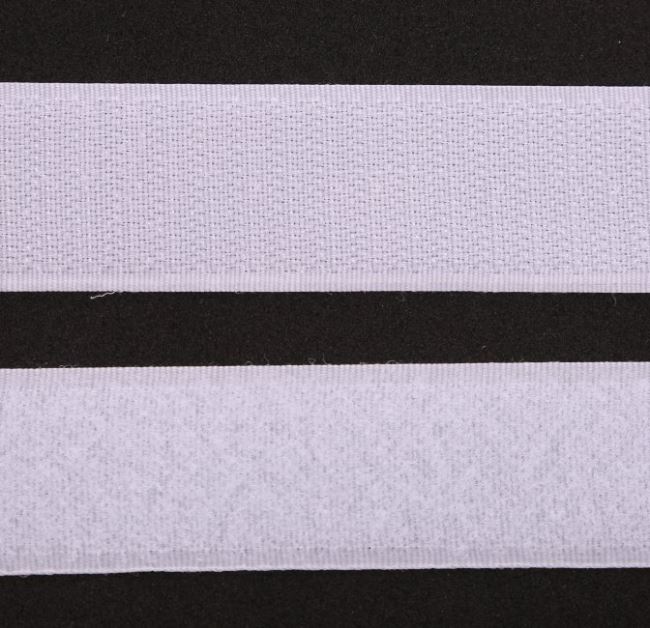 Velcro 25 mm in white color I-TR0-25-101