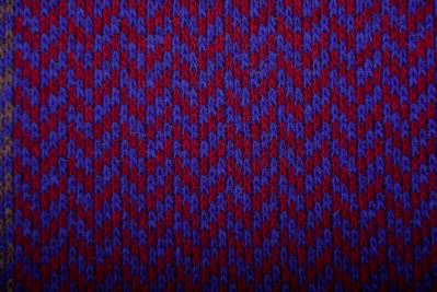 Wool knit fabric in blue with a checkered pattern DS-NS081 (1)