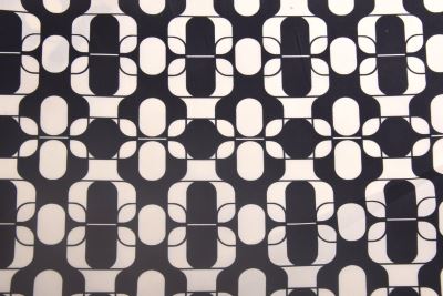 Cream-colored cotton fabric with decorative print DS-MOR229 (1)