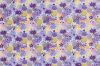 French Terry sweatpants in violet color with geometric print 19634/042