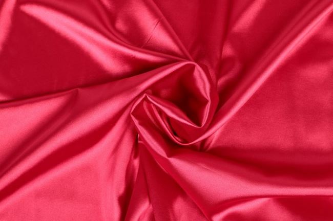 Stretch satin in dark red color 04241/016