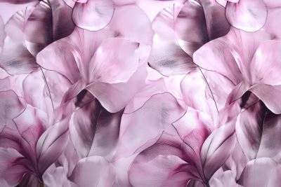 Barbie costume fabric with digital floral print SMT-PR1150C.2 (1)