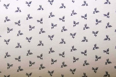 1 m combed tracksuit in cream color with a print of twigs and leaves DS-KUP139