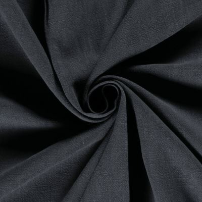Stonewashed linen in dark blue color 02155/600K Stonewashed linen in dark blue color 02155/600K