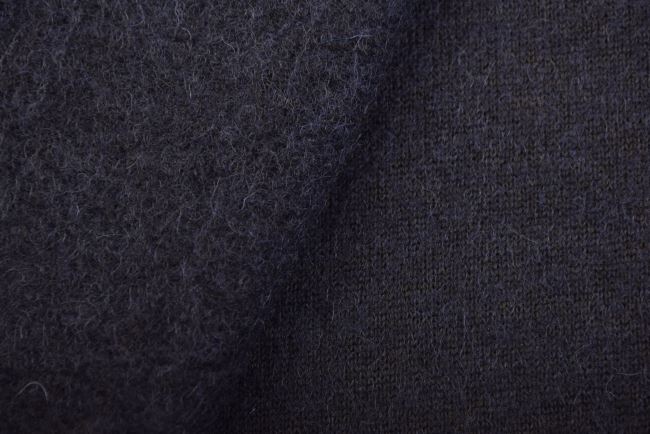 Boiled wool in dark blue color DS-GL2131