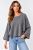Sweater in gray with batwing sleeves ITA-SV03 Sweater in gray with batwing sleeves ITA-SV03
