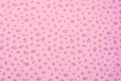 Poplin in light pink color with a print of small flowers 19416/011 (1)