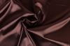 Stretch satin in dark brown color 04241/055