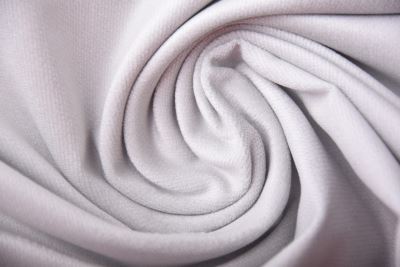 Cotton velvet in light gray color DS-MOR75 (2)