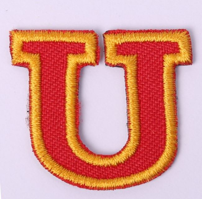 Iron-on letter U I-AL0-0110-01-U