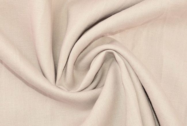 Washed linen in light beige color 0872/179