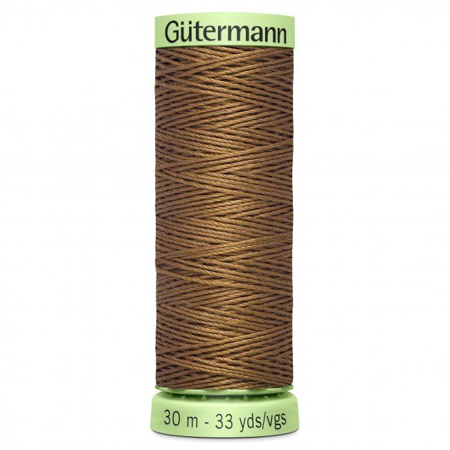 Extra strong Gütermann sewing thread in yellow-brown color J-124