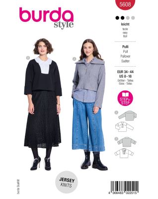 Loose fit T-shirt in sizes 34-44 5608