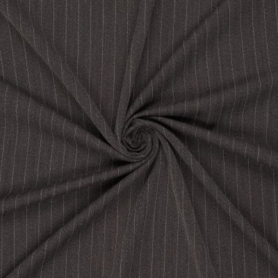 Costume fabric in gray with a striped pattern 23111/980 (4)