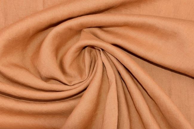 Washed linen in light brown color 0872/098