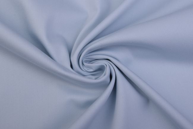 Stretch cotton fabric in light blue color MI80956/502