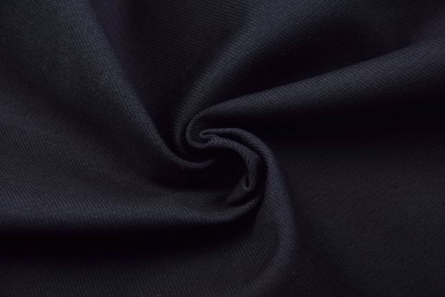 Cotton twill - Gabardine in dark blue color TI574